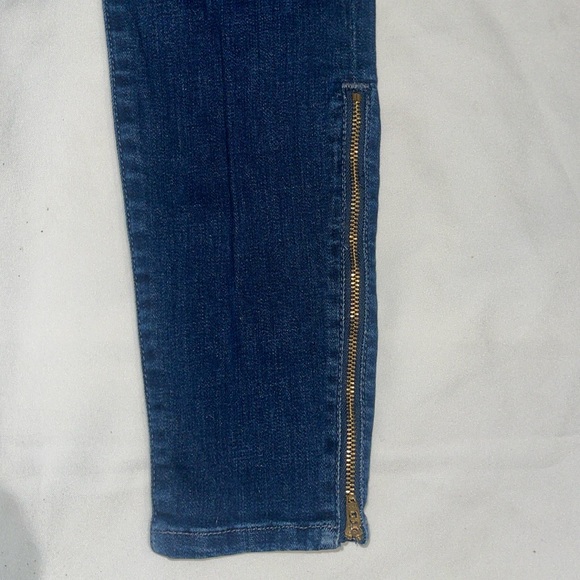 Euc 7 Seven For All Mankind Gwenevere Rise Skinny Zipper Leg Denim Jeans 29 - Picture 8 of 12